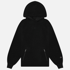 Женская толстовка Champion Polar Hoodie, цвет чёрный, размер XS