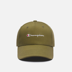 Кепка Champion Embroidered Script Logo, цвет зелёный
