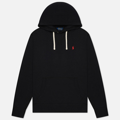 Мужская толстовка Polo Ralph Lauren Embroidered Pony Fleece Hoodie, цвет чёрный, размер XL