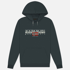 Мужская толстовка Napapijri Aylmer Winter Hoodie, цвет зелёный, размер S