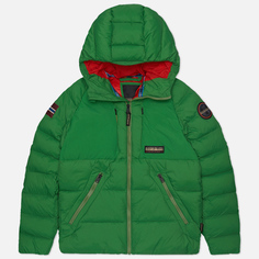 Мужской пуховик Napapijri Moesa Puffer, цвет зелёный, размер S