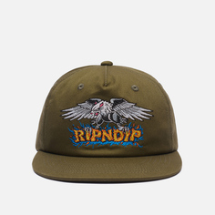Кепка RIPNDIP Birdy Embroidered Art, цвет оливковый