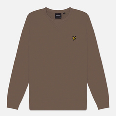 Мужская толстовка Lyle & Scott Crew Neck Regular Fit, цвет бежевый, размер M