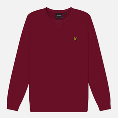 Мужская толстовка Lyle & Scott Crew Neck Regular Fit, цвет бордовый, размер S