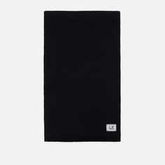 Шарф C.P. Company Re-Wool Knit, цвет чёрный