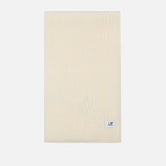 Шарф C.P. Company Re-Wool Knit, цвет белый