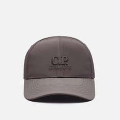 Кепка C.P. Company Chrome-R Logo Garment Dyed, цвет серый