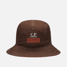 Панама C.P. Company Gore-G Type Logo, цвет коричневый
