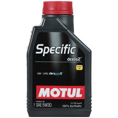 MOTUL Масло Моторное Motul Specific Dexos2 5W-30 Синтетическое 1 Л 102638