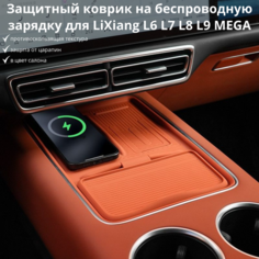 LiXiang Защитный коврик на панель беспроводной зарядки, для L9 L8 L7 L6 MEGA, белый Нет бренда
