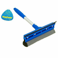 Щетка для мойки автомобиля 26см губка, водосгон MEGAPOWER