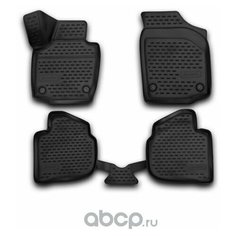 Коврики 3D в салон SKODA Rapid, 2013-> 4 шт. (полиуретан) Element NLC3D4515210k