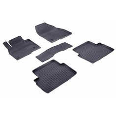 Резиновые коврики с высоким бортом Seintex для MAZDA 3 III (BM) (2013-2018)
