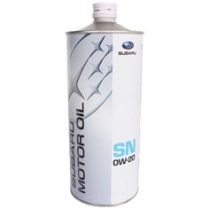 Синтетическое моторное масло SUBARU SN 0W-20, 1 л
