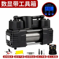 Насос воздушный Cool Car Star, для шин, с цифровым дисплеем, подсветка, 120Вт Neutral in English