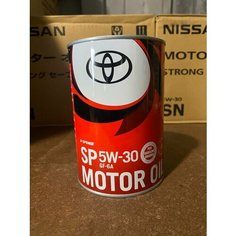 Синтетическое моторное масло TOYOTA Моторное масло TOYOTA engine oil 5W-30 SР 1 л. арт. 08880-13706 Япония, 1 л, 1 шт.