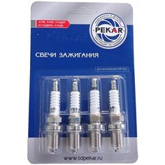 Свеча Зажигания (4 Шт) Для А/М Газ 31105, 3302, Уаз 31519, 3163 (Для Двиг. Змз-406,405,409) PEKAR арт. АУ14ДВРМ Пекарь