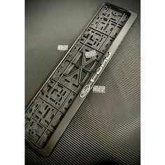 Рамка для гос. номера RDS "3D", для Ford, ABS пластик, черный