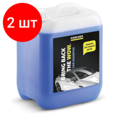 Комплект 2 шт, Шампунь автомобильный для минимоек 5 л, KARCHER (керхер), 6.294-029.0