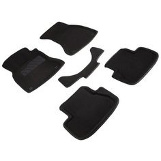 Коврики в салон 3D (ворсовые) AUDI A4 (B8) (2007-2015) (Цвет: Черный) (86290) Sei Ntex