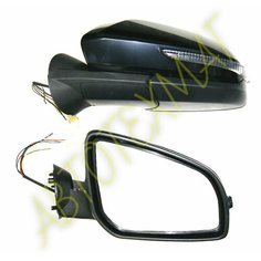 Зеркало боковое Лада Ларгус, Рено Логан, Дастер, Сандеро, комплект в стиле Lada Vesta 2181, Largus FL с обогревом и повторителем поворотов. Automobile Plastics Factory