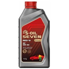 Синтетическое моторное масло S-OIL 7 RED #9 SP 0W-30, 1л