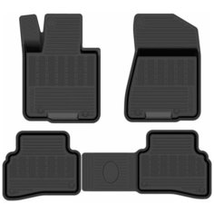 Коврики в салон резиновые для Hyundai Tucson (04-10), Rezkon