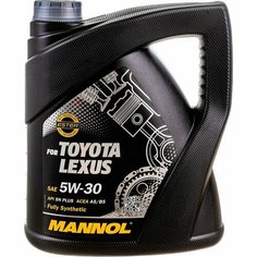 MANNOL 7709 Mannol For Toyota Lexus 5W30 4 Л. Синтетическое Моторное Масло 5W-30