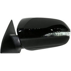 Зеркало заднего вида боковое левое Лада Веста 2180 / MIRR / Lada Vesta цвет Черный глянец / повторитель поворота / зеркало заднего вида лада веста