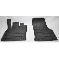 Коврики в салон передние 2шт резиновые COMFORT с крепежом Skoda Kodiaq NS7 2016-