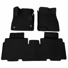 Автомобильные коврики ЭВА (EVA) для Jetour X90 Plus / Джетур Х90 Плюс с 3D бортами 2021 - н. в. + подпятник АвтоЕва.рф