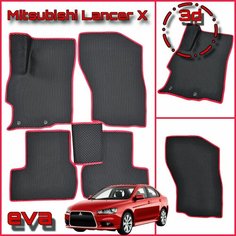 Коврики EVA для Mitsubishi Lancer X/ Митсубиси Лансер от PROKOVRIK