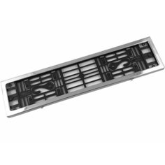 Рамка для номера Dollex SPL-11 нержавеющая сталь 1 шт.