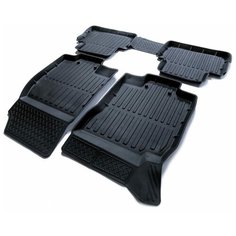 Коврик Салона Nissan Qashqai 2 Rus (14-17) 3D Резина Черный (4 Предм.) Premium Srtk SRTK арт. PR. NS. QASH. RUS.14G.02X62