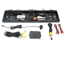 Камера заднего вида, камера заднего вида для автомобиля, камера заднего вида с номерной рамкой, номерная рамка с парктрониками Carlive