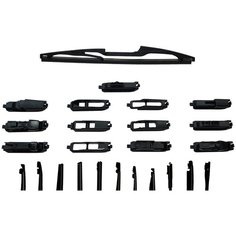 Щетка стеклоочистителя FORA 4RA20.045, каркасная, задняя, 300 мм (12"), с адаптерами