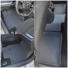 Автомобильные коврики EVA с бортами для Skoda Octavia IV A8/Шкода Октавия 4 А8 (2019-2022г. в.)