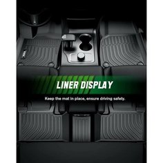 Коврики в салон 3D MATS TPE Cadillac Escalade с 2021 года