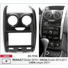 Переходная рамка 9" Android для Lada Largus 2021+, Renault Duster 2015+ CARAV 22-1114