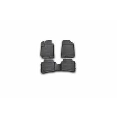 Коврики в салон HYUNDAI Solaris, 2010-> 4шт. (полиуретан) Autofamily Element