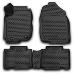 Коврики 3D в салон TOYOTA RAV 4, 2013- 4 шт. (полиуретан) / Тойота Рав 4 Element