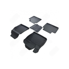 Коврики автомобильные в салон 3D LUX для Geely Monjaro 4 WD (2021-) / Автоковрики резиновые с бортом для Джили Монжаро Srtk