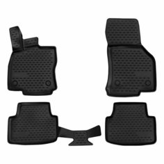Коврики салона 3D для Skoda Octavia A7 (2013-2020) / Шкода Октавия А7 Element
