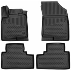 Коврики 3D в салон для HAVAL Jolion 2WD (передний привод) 2021-, 4шт. (полиуретан) ELEMENT3DAN0015210k