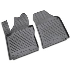 Комплект ковриков в салон ELEMENT NLC.51.19.210k для Honda Element, Volkswagen Caddy 2007-2014 г., 2 шт. черный 2