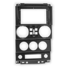 Рамка переходная для магнитолы 9.0" (цв. Черный) на JEEP Wrangler 2007-2010 4 двери Teyes