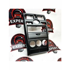 Центральная консоль, для LADA Priora, черный матовый, пластик Без бренда