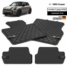 Коврики Mini Cooper (F56) (3 двери) Essential-black (4 шт)