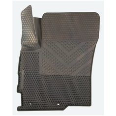 Коврик Автодрайвер для Mitsubishi Митсубиси ASX 2010-2013 водительский резиновый с бортом, соты Avtodriver