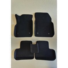 Комплект 3D EVA ковриков с бортами для Chevrolet Cruze/Шевроле Круз (2008-2016г. в.)/ Opel Astra J/ Опель Астра (2009-2017г. в.)